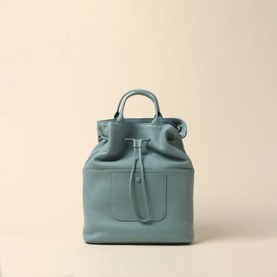 <itten-itten> Drawstring Tote / Pale Green