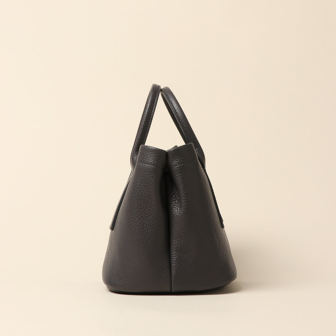 <itten-itten> Leather mini tote / pink