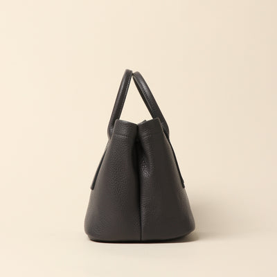 <itten-itten> Leather mini tote / Oak