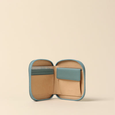 ＜itten-itten > Round Mini Wallet / Saks