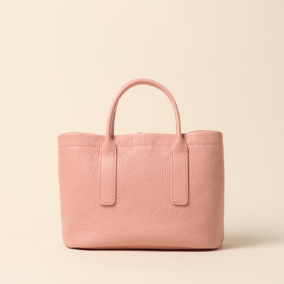 <itten-itten> Leather mini tote / Oak