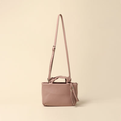 <Atelier Nuu> loop mini Boston / pink beige