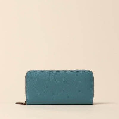 <Atelier Nuu> noble round wallet / blue