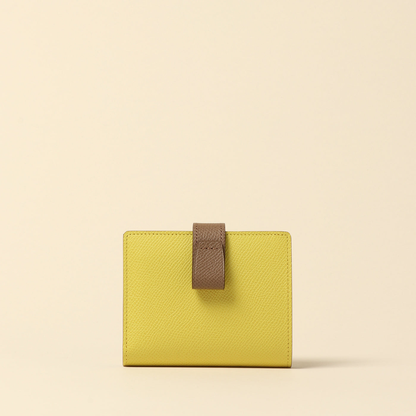 <Atelier Nuu> noble bi-fold wallet / yellow