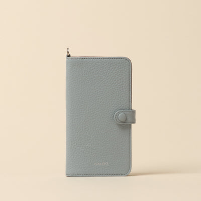 <CALDO tokyo japan> CROSSOVER iPhone case (iPhone12/12Pro) / Pink Gray