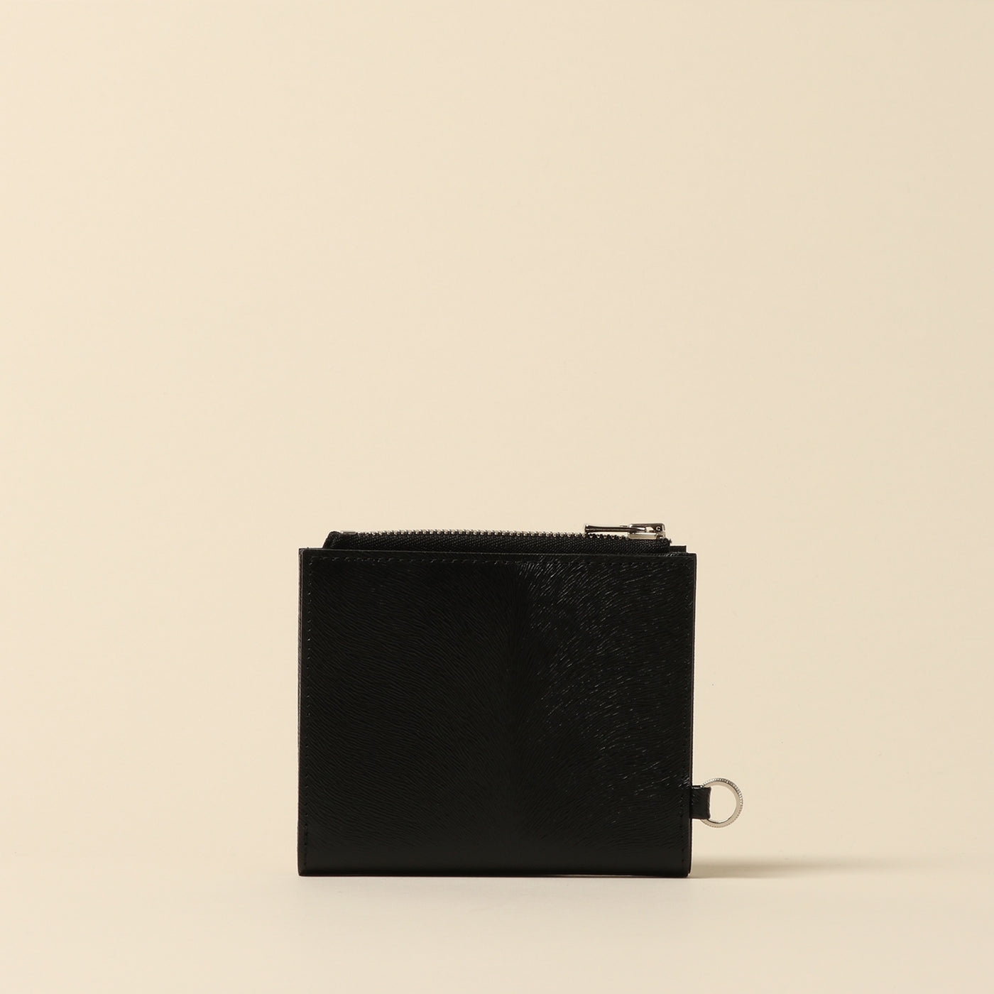 <CALDO tokyo japan> MINK Zip Mini Wallet / Black