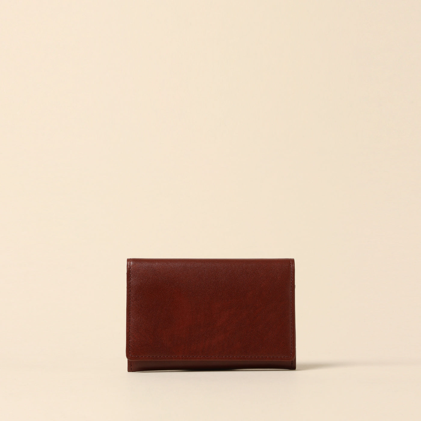 <CYPRIS> Business card holder in white Shirasagi leather, black