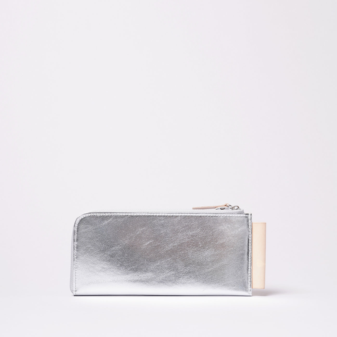 <Estine> Logical Series L Shaped Zipper Long Wallet / Green