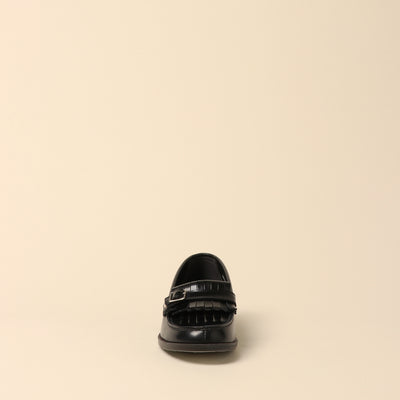 <HALTA> Casual quilted loafer / black