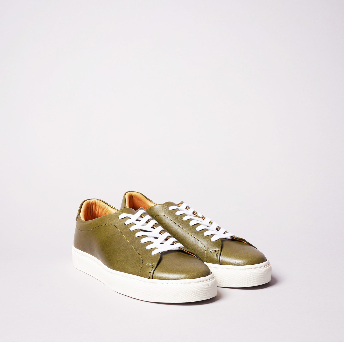 <TOSS> Chester Chester Lace-up Leather Sneaker Tanned Tochigi Leather /Khaki