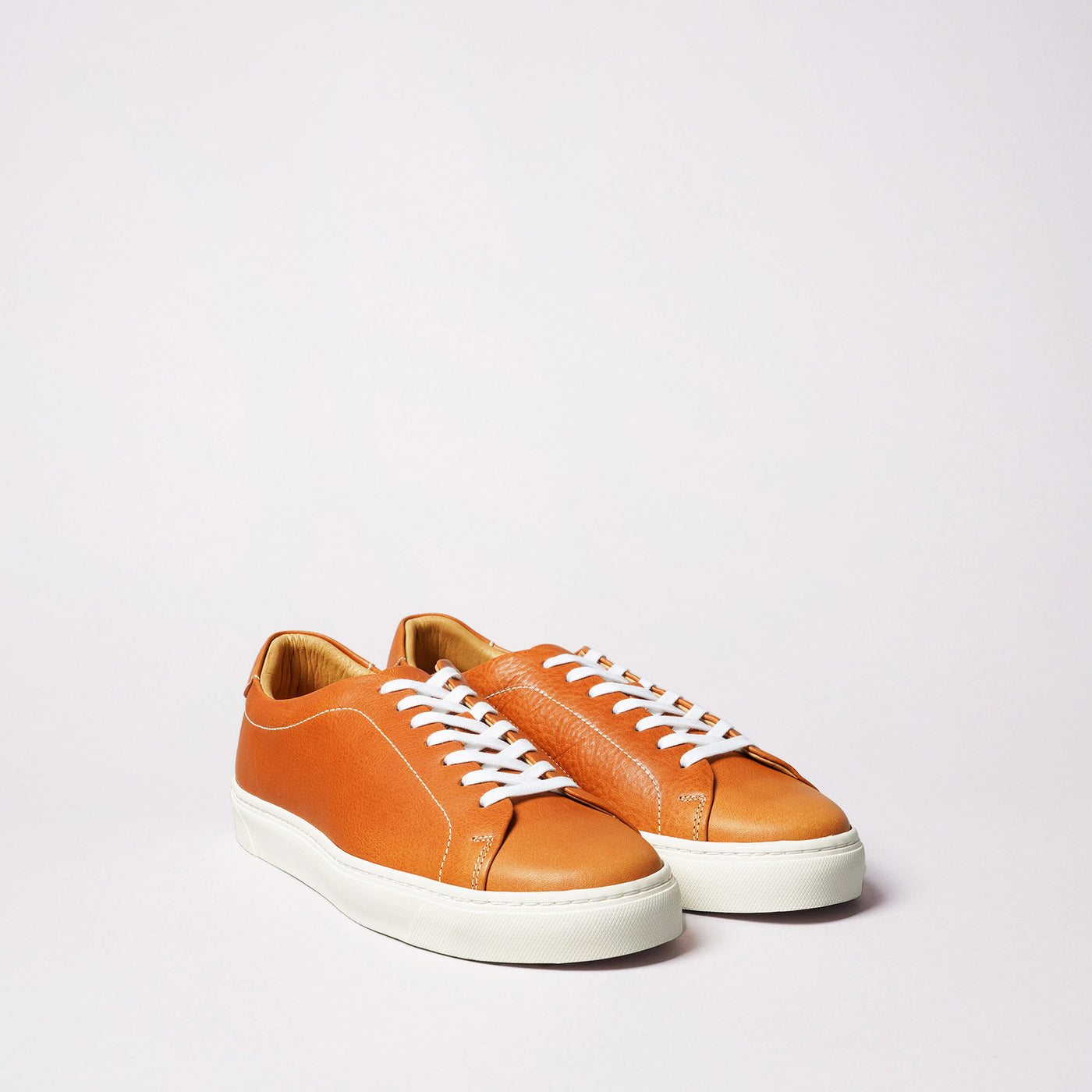 ＜TOSS> Chester lace-up leather sneakers,  Tanned Tochigi leather / natural