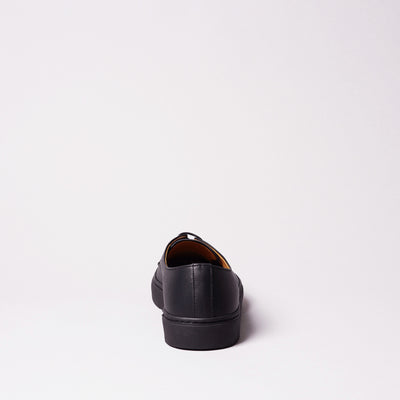 <TOSS> Bath Bath Lace-up Leather Sneaker  / Black