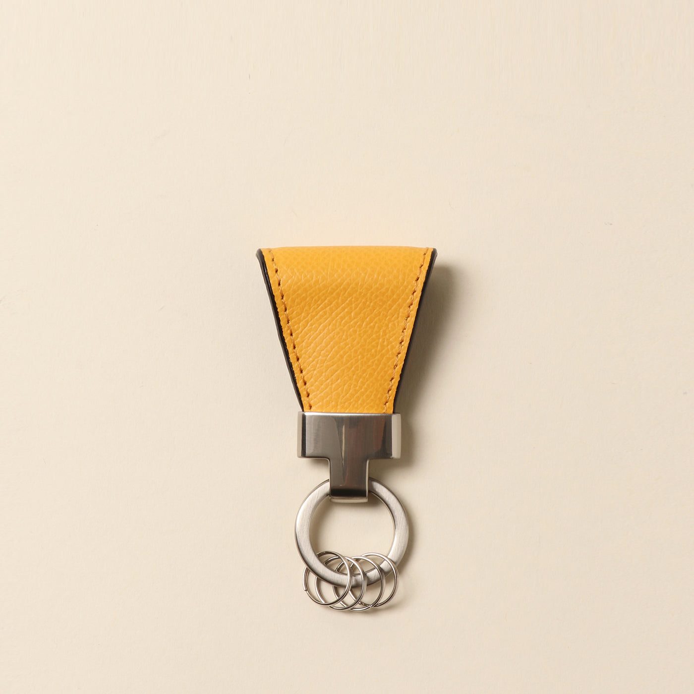 ＜Vintage Revival Productions＞小牛皮鑰匙扣 / 橘色