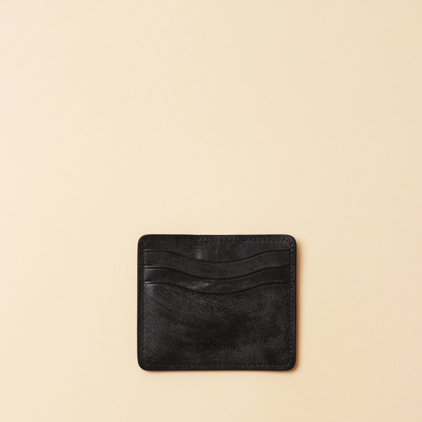 <Wild Swans> Money Clip Wallet / Black