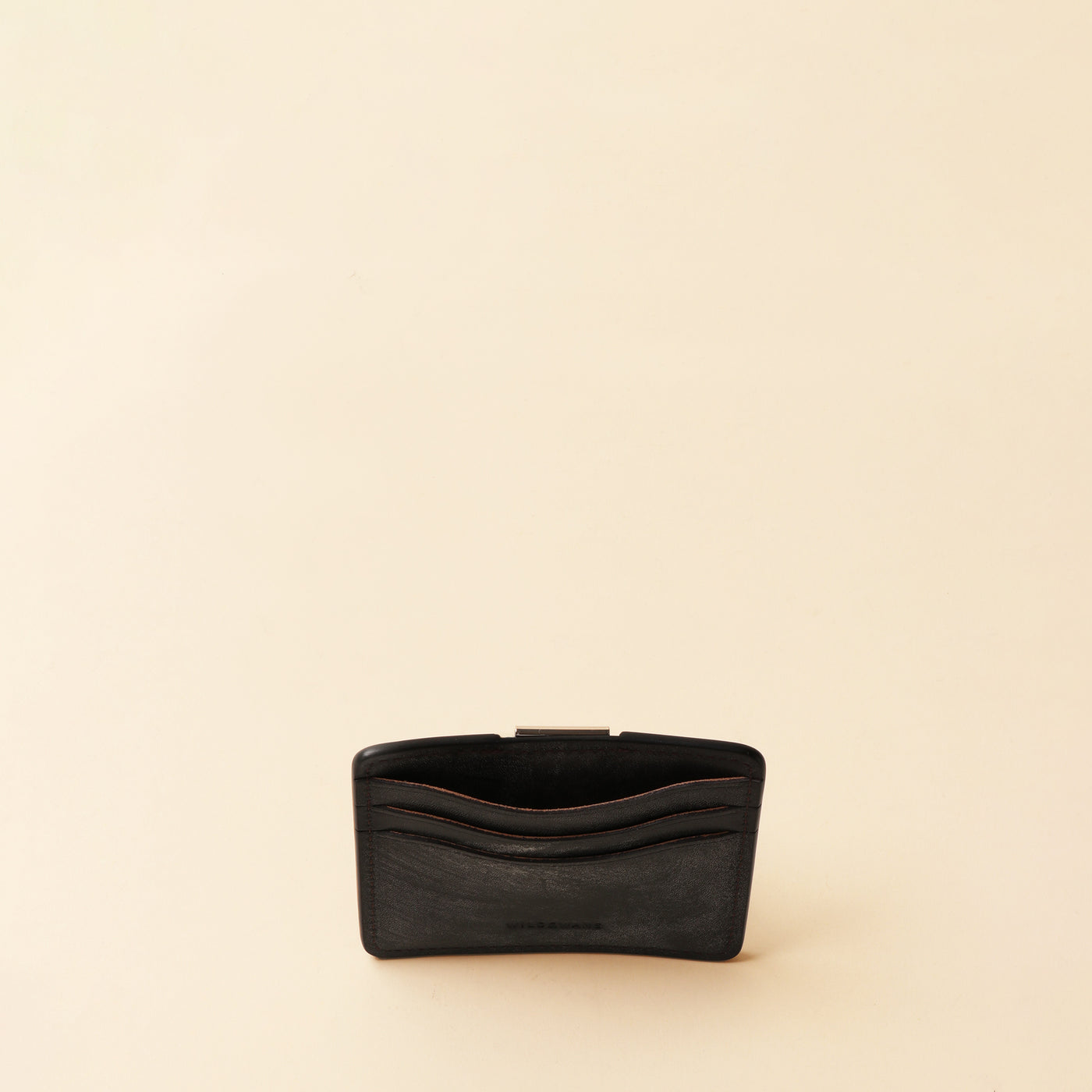 <Wild Swans> Money Clip Wallet / Black