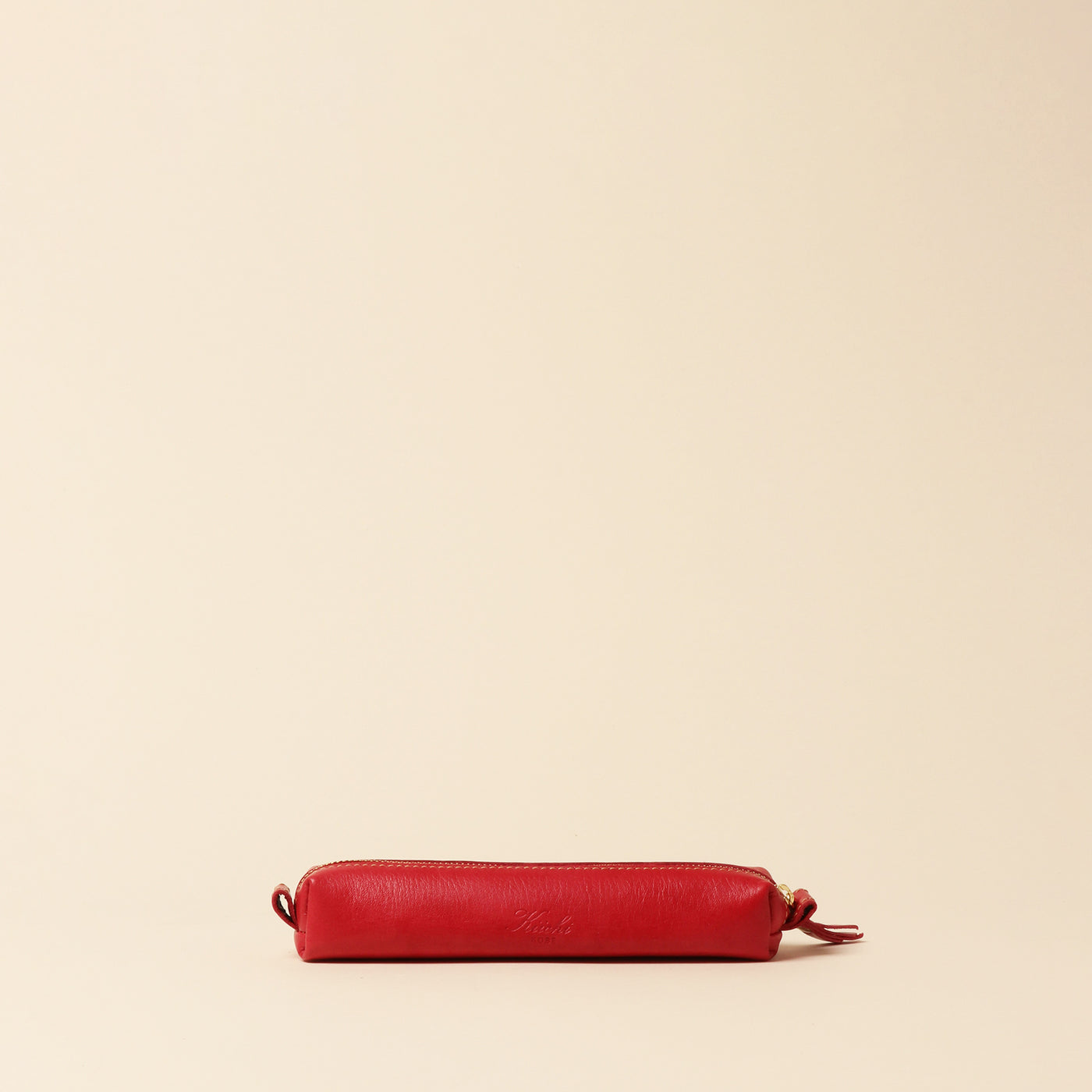 <Kiichi> Pen case (zipper) / red