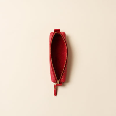 <Kiichi> Pen case (zipper) / red