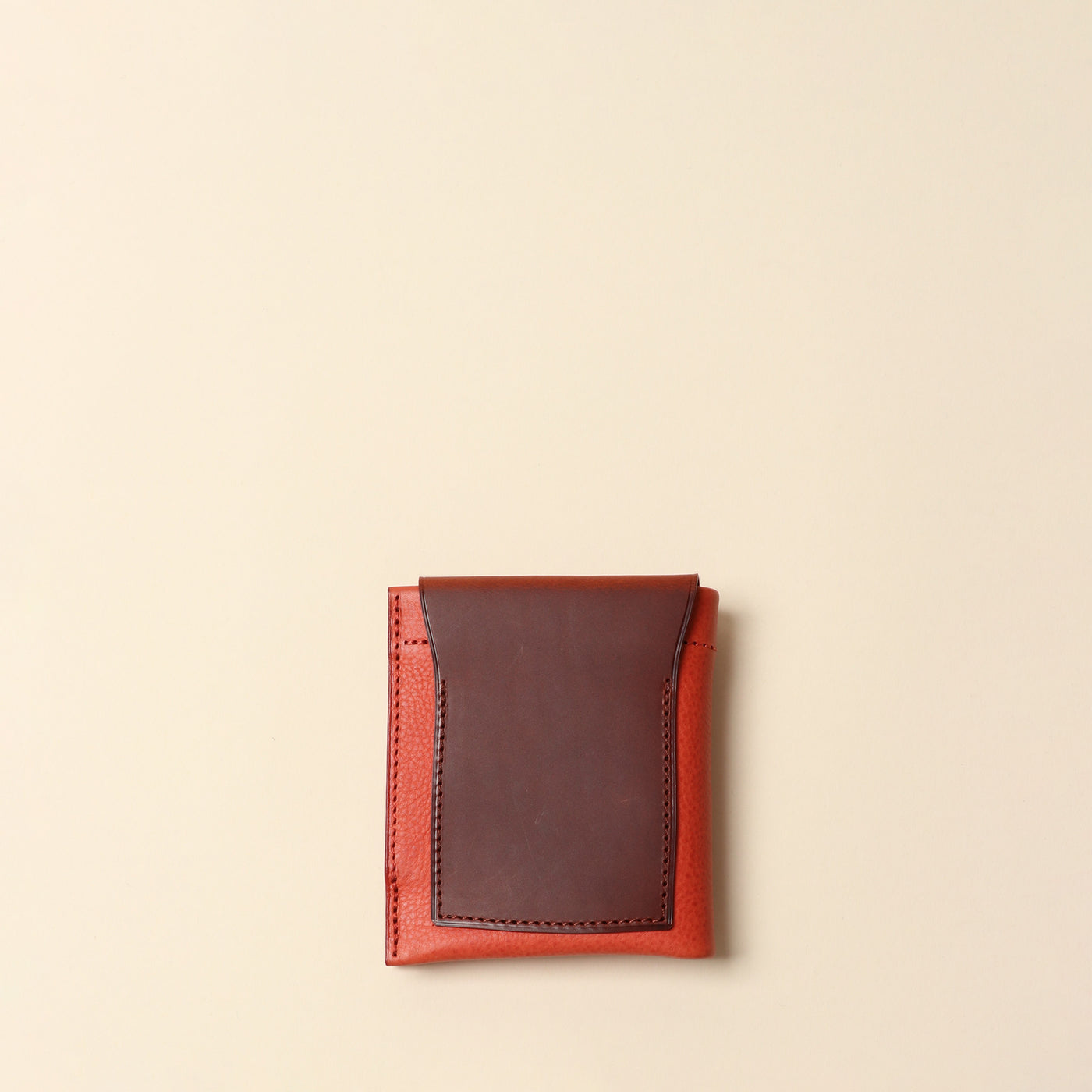 <m. ripple> Bifold wallet/yellow