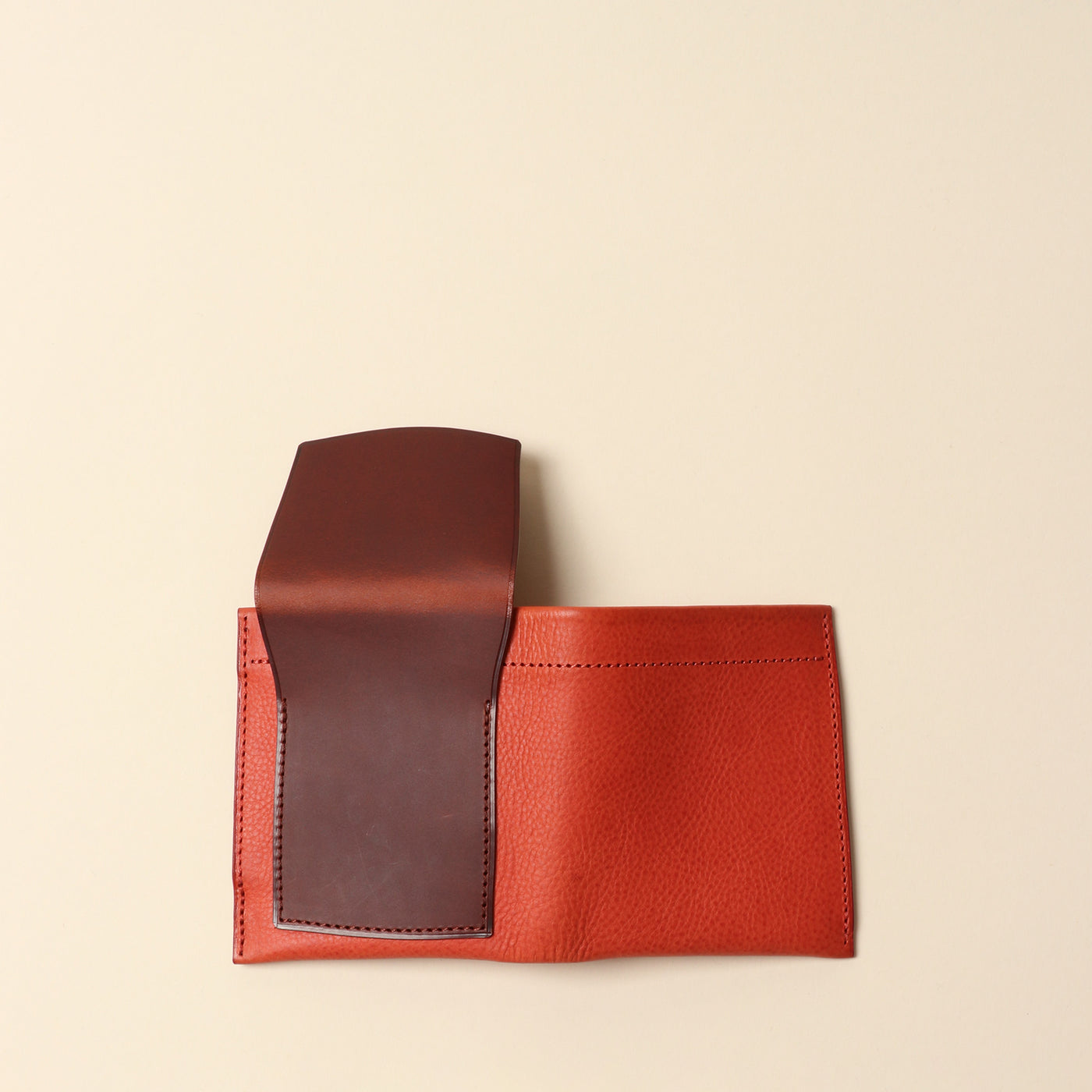 <m. ripple> Bifold wallet/yellow