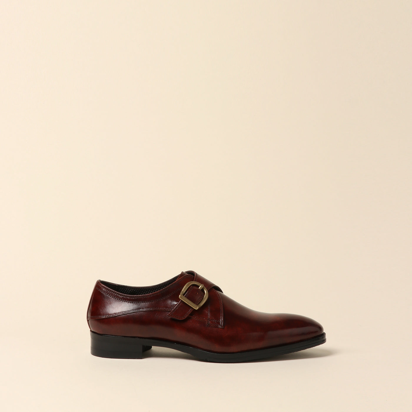 <Madras> Monk strap/black