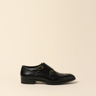 <Madras> Double Monk Business Shoes/Brown