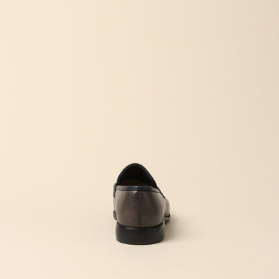 <Madras> Tassel Slip-On / Light Brown Navy