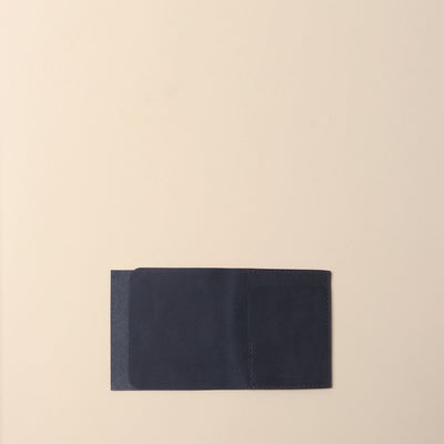 <Mojakawa> saba half Bifold wallet, navy