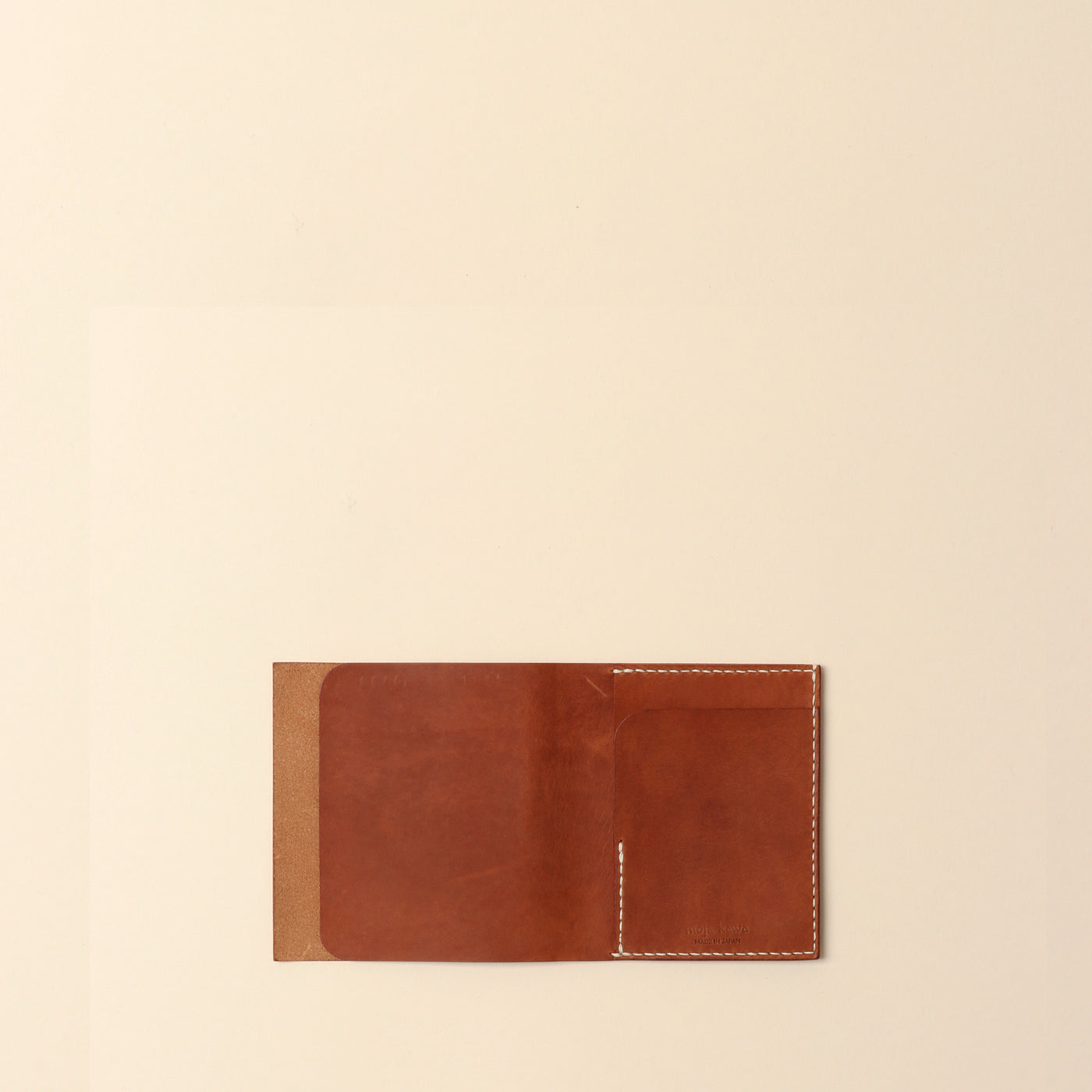 ＜Mojakawa> saba half Bifold wallet / light green