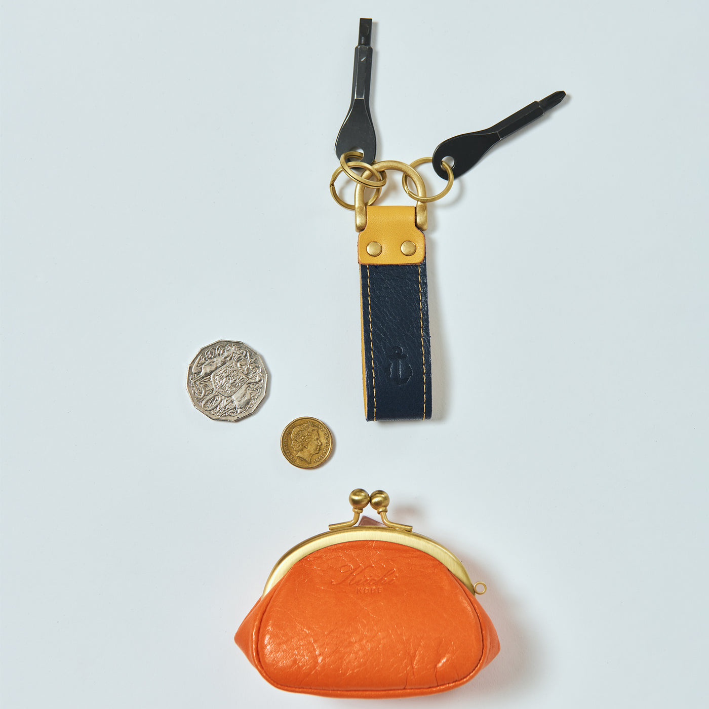 ＜Kiichi＞ 鑰匙環 / 藍色