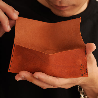 <Mojakawa> kumi L minimal wallet / brown