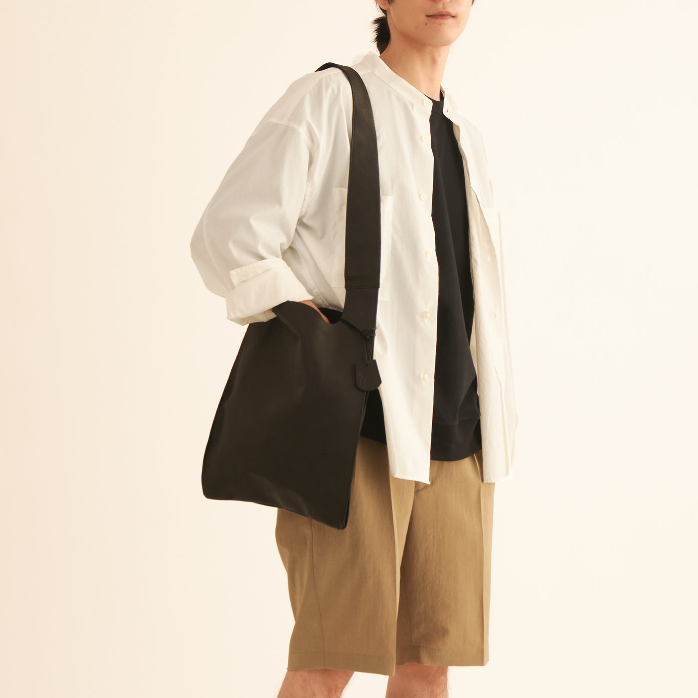 ＜REN＞Hallie Rejibukuro Shoulder/黑色